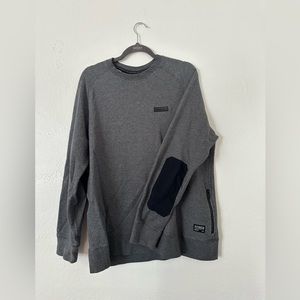 Nike crewneck with elbow and pocket details size large
